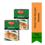 Fish Biryani Spice Mix Pack Rice Dish Cooking Masala Aromatic Flavour Blend South Africa India Bazaar - 2 X 50G