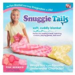 New Snuggie Tails Mermaid Blanket Pink One Size Fits Most – Super Soft Velveteen