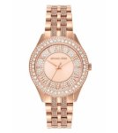Michael Kors Harlowe Womens Rose Gold Stainless Steel Watch - Rose Gold