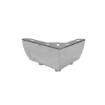 Chrome Corner Arch Furniture Leg H40MM X D110MM