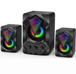 3.5MM Audio Rgb LED Computer Speakers 3PCS – AB-D391
