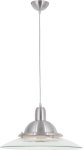 Pendant Aluminum And Clear Glass Pendant