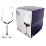 Consol Signature Vienna Crystal Stem Red Wine Glass 4 Pack 450ML
