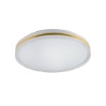 Krista LED Metal Ceiling Light Gold Rim - Large