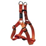 Rogz Utility Large 20mm Fanbelt Step-in Dog Harness Orange Reflective