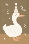 Party Goose - Wall Art Print - A1