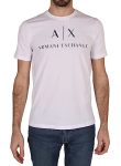 Armani Exchange Men's Classic Crew Logo Tee T Shirt White XS