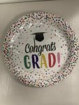 Congrats Paper Plate