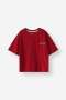 Loose Fit Graphic Tee - 10 / Red