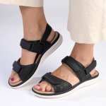 Halter Strap Adventure Sandals - Black - 8