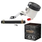 Motorcycle Front Brake Master Cylinder Brake Pump Tank Oil Cup Fluid Bottle Reservoir W bracket Aftermarket Part Compatible With