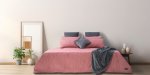 Le Intro Silky Feel 90GSM Pinsonic Quilts 240X240 - Dusty Rose