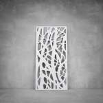 Laser Cut Screen - Design 057 - 1040 X 535 X 20 Matt White Outdoor