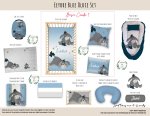 Cot Duvet Bedding Eeyore Blue Oldie Set