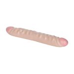 Calex Ivory Duo 12 Inch Veined Double Dong