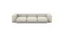 Three Module Sofa - Velvet - Creme - 314CM X 115CM