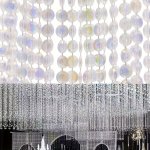 Acrylic Crystal Bead Garland Strand 10M Sparkling Gem Chains For Wedding Decorations Glittering Dot Hanging Decor For Home And P
