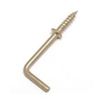 Cup Hook Square Brass Plated 16MM Waldo 100 BOX