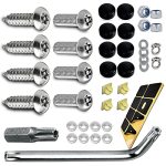 Anti Theft License Plate Screws Anti Theft License Plate Frame Bolts Tamper Resistant Fasteners Stainless Steel License Plate Sc
