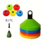 5/10/20/50pcs PE Football Training Equipment Thickened Round Mouth Logo Discs Suitable For Outdoor Sports