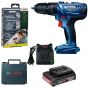 Bosch - Impact Drill Driver Gsb 180-LI Including Accessories 6.0AH
