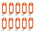 - Key Tags - 10 Piece - Orange