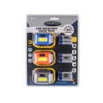 Cob Headlight Value Pack - 3 Headlights With Batteries 9X Aaa Batteries Included
