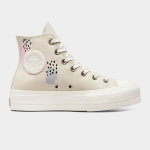 Converse Women's Cta's Lift Mid Cream Sneaker