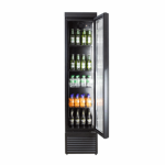 Upright Fridge G d Slim Line-polarcab-black