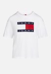 Tommy Hilfiger Plus Tjw Bxy Tommy Flag Tee Ext - Ancient White