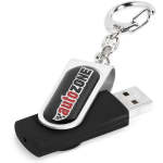 Altitude Atlanta Flash Drive Keyholder - 8GB - Solid White 8GB