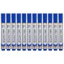 12 Pcs Whiteboard Marker Refillable 2.0MM Tip Easy-erase