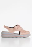 Cutout Flatform Shoe - Mink
