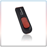 A-Data USB 2.0 Retractable 32GB Blk red