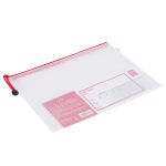 Classic Pvc A4 Zip Bag With Metal Zipper Pack Of 10 In Various Color