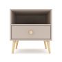 Bam Impression One Drawer Bedside Table - Congo