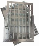 Medium Rusk Pan Galvanized Steel Stainless Steel Cookie macroon Tray 35