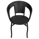No Brand Rattan Bistro Chair Black