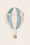 Hot Air Balloon - Wall Art Print - A1