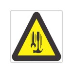 Beware Of Workers Overhead Safety Sign WW14