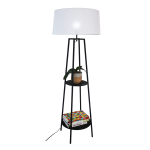 FUSION5 Fusion Floor Lamp - Lamp Base Only Pebble Ferro