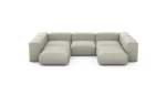 U-shape Sofa - Linen - Stone - 314CM X 220CM