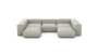 U-shape Sofa - Linen - Stone - 314CM X 220CM