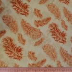Dunhill Printed Feather Rust Beige 14
