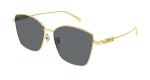 Gucci Sunglasses Womens In Gold Grey GG1805SA-001 - Gold Onesize