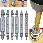5PCS Damaged Screw Extractor Set - Easily Remove Stripped & Broken Screws In Seconds
