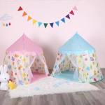 Kids Castle Playhouse Tent With Non-toxic Materials - Blue