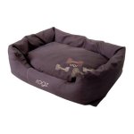 Rogz Spice Podz Medium 72cm X 45cm X 25cm Dog Bed - Mocha Bone