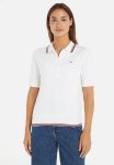 Tommy Hilfiger Reg Rwb Polo Short Sleeve - Ecru