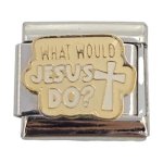 What Would Jesus Do 9MM Charm